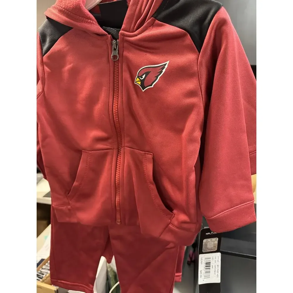 NWT Arizona Cardinals Toddler 2-Piece Hoodie &‎ Pants Set – 24M – Cardinal Red